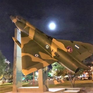 plaza del avión en Villa Carlos Paz