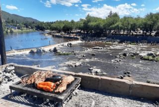 asado camping oro beach los mejores campings de villa carlos paz