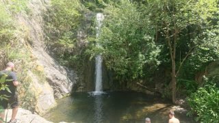 Cascada del indio Bamba.